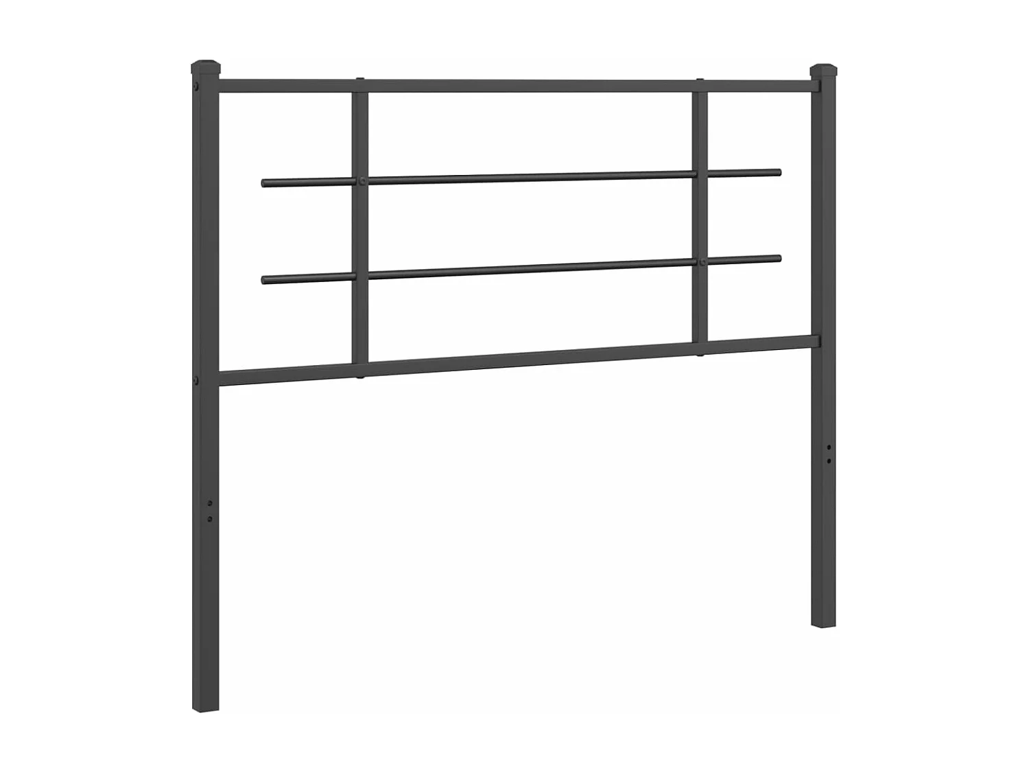 Testiera in Metallo Nero 107 cm