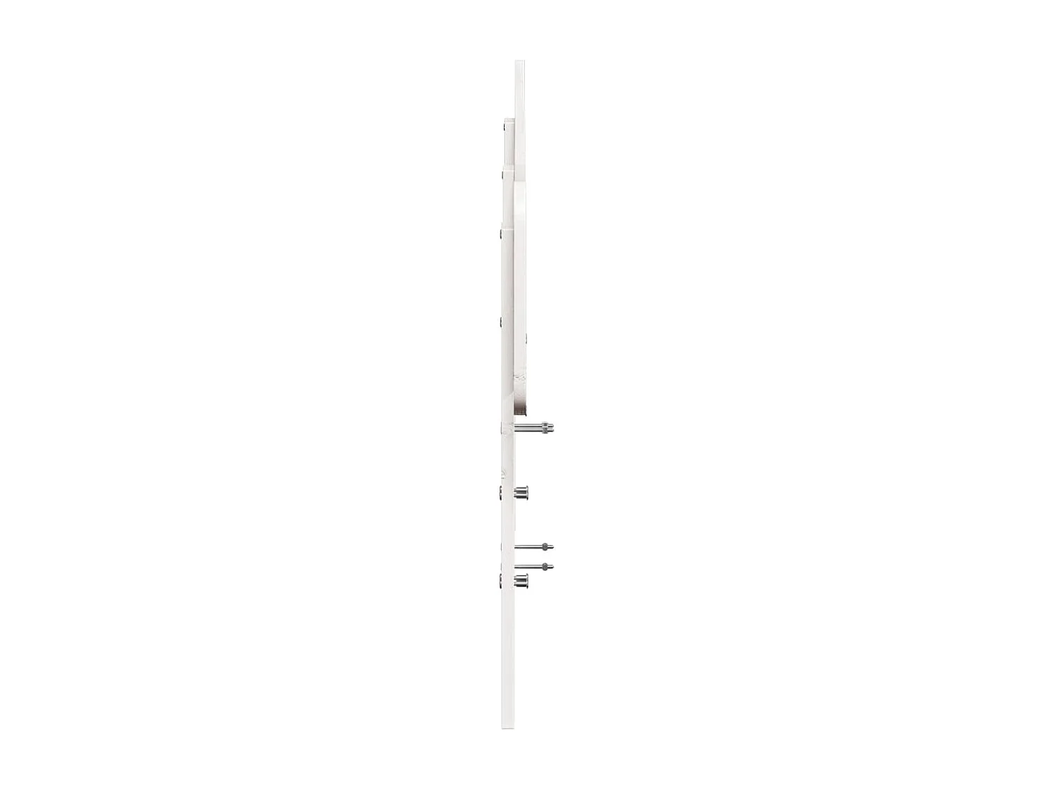 Tête de lit blanc 140 cm bois massif de pin