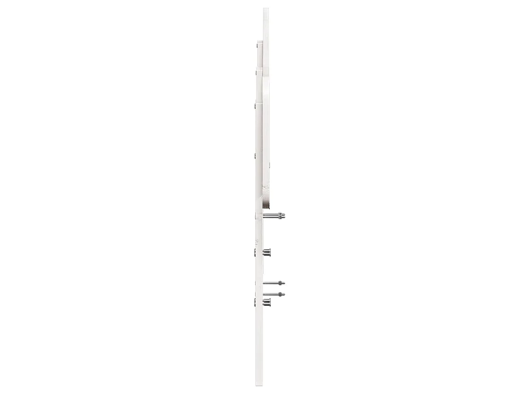 Tête de lit blanc 140 cm bois massif de pin