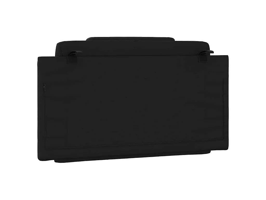 Cuscino Testiera Viana Nero 100 cm in Similpelle