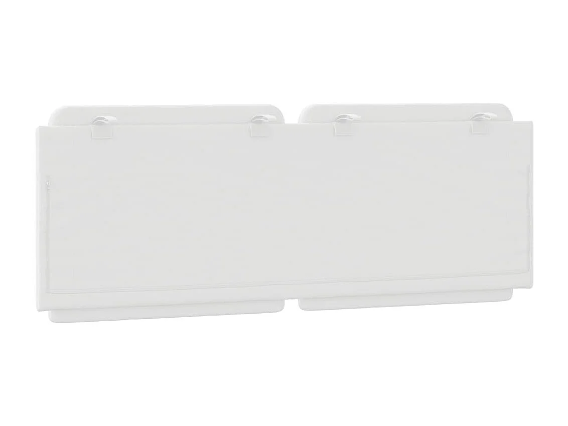 Cuscino Testiera Bianco 140 cm in Similpelle