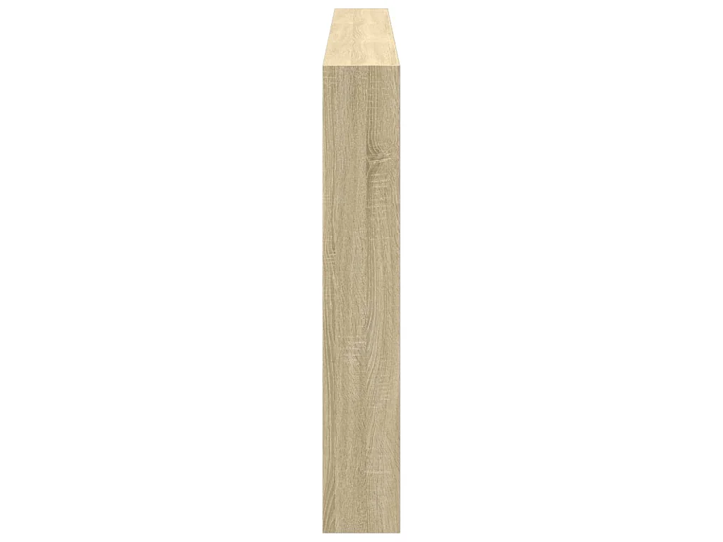 LED-Kopfteil mit Ablagen Sonoma-Eiche 200x17x102 cm