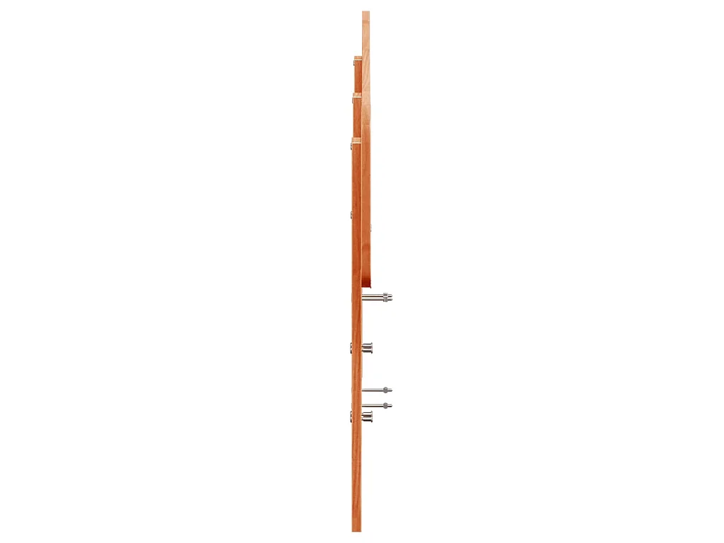 Hoofdbord 160 cm massief grenenhout wasbruin