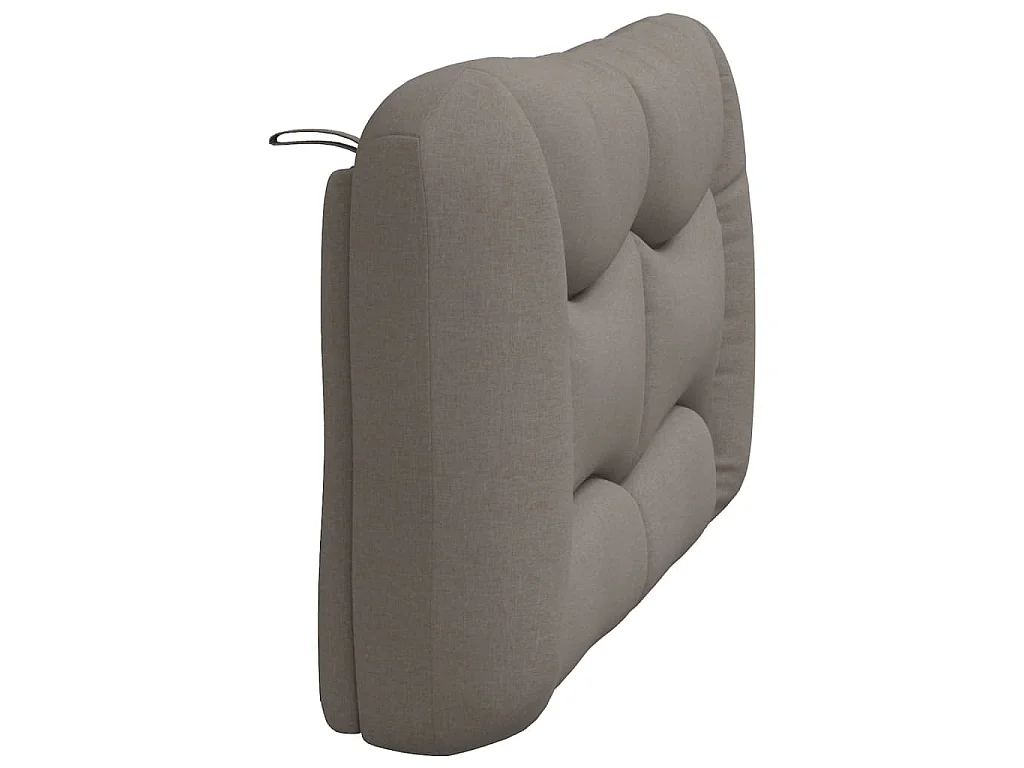 Kopfteil-Kissen "Hvar" Taupe 120 cm Stoff