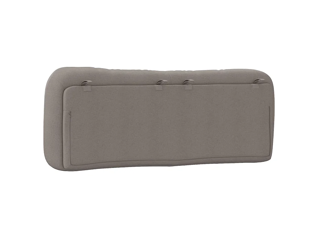 Kopfteil-Kissen "Hvar" Taupe 120 cm Stoff