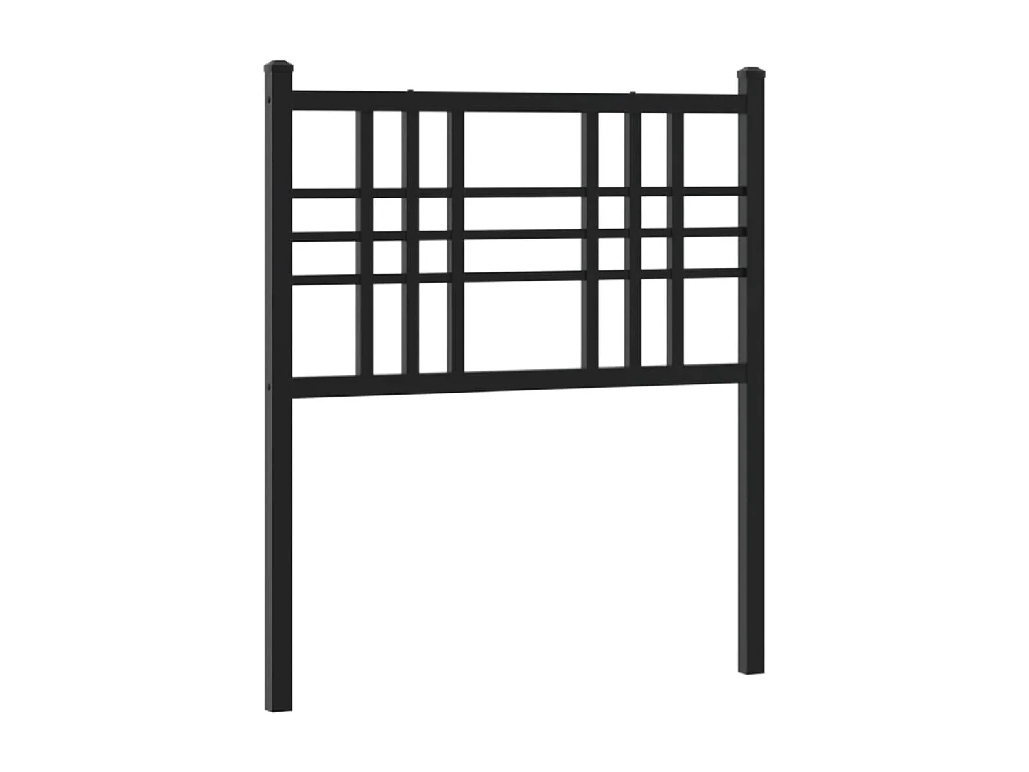 Tête de lit métal noir 80 cm