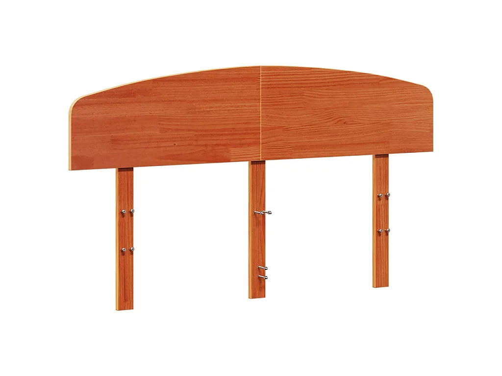 Kopfteil Wachsbraun 160 cm Massivholz Kiefer