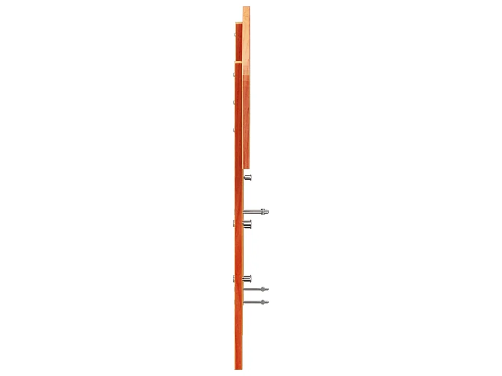 Kopfteil Wachsbraun 160 cm Massivholz Kiefer