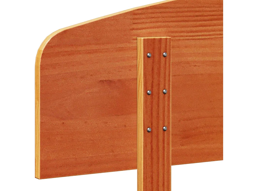 Kopfteil Wachsbraun 160 cm Massivholz Kiefer