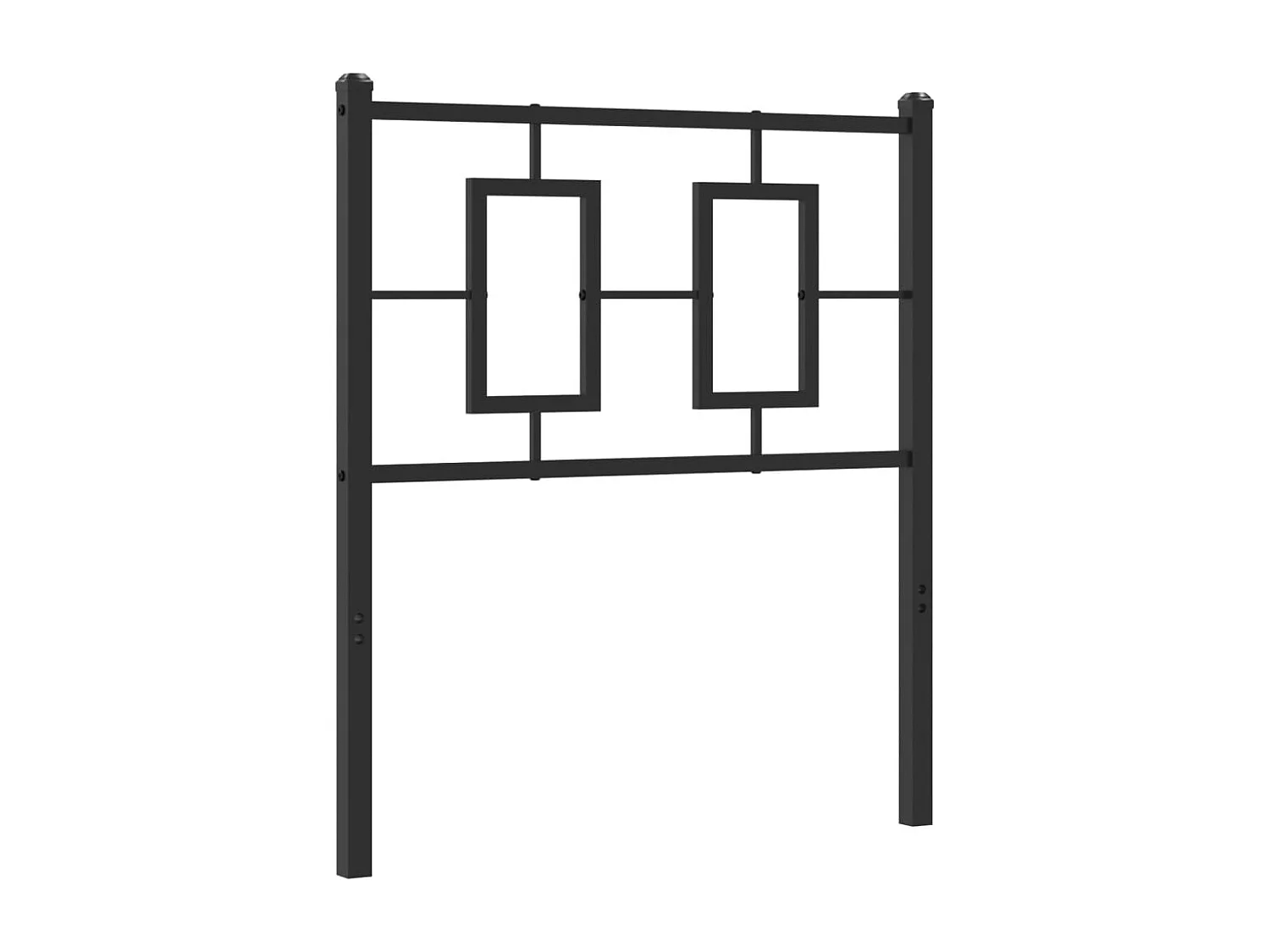 Tête de lit métal noir 80 cm