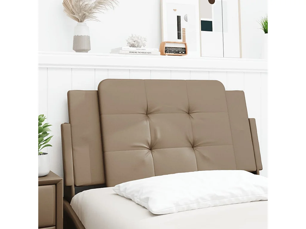 Coussin de tête de lit Zadar cappuccino 100 cm similicuir