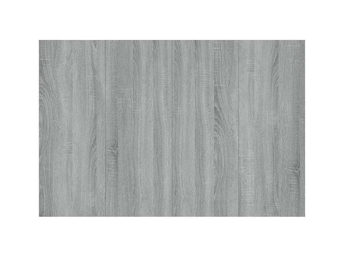 Tête de lit avec armoires sonoma gris Bois d'ingénierie