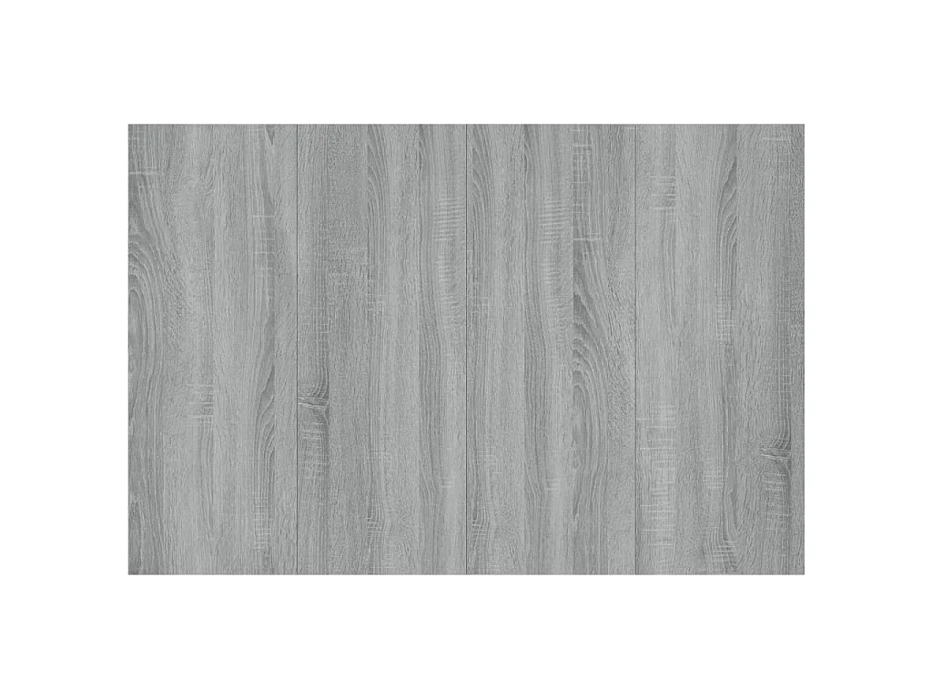 Tête de lit avec armoires sonoma gris Bois d'ingénierie