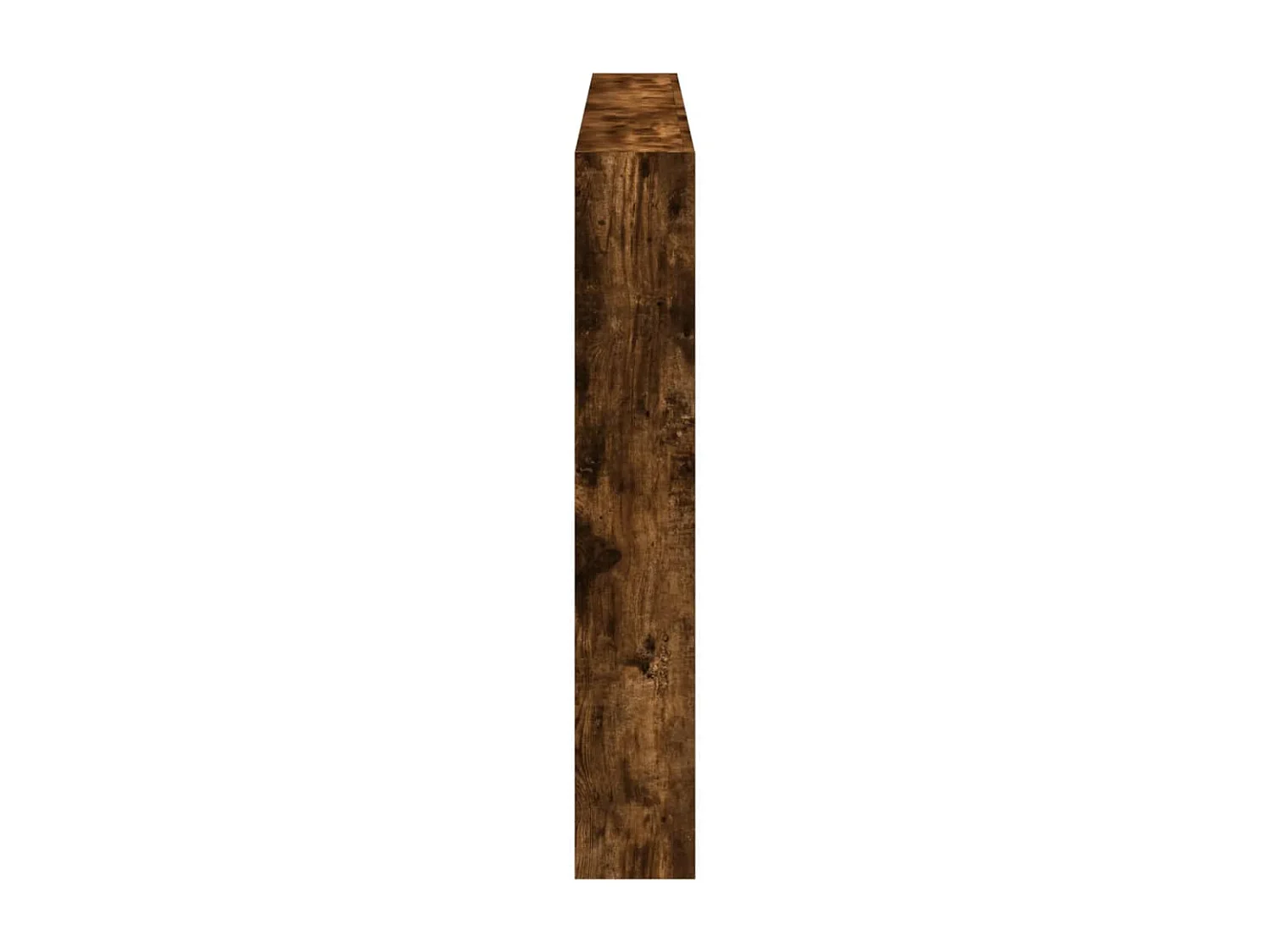 Hoofdbordkast met LED-verlichting 180x17x102 cm gerookt eiken