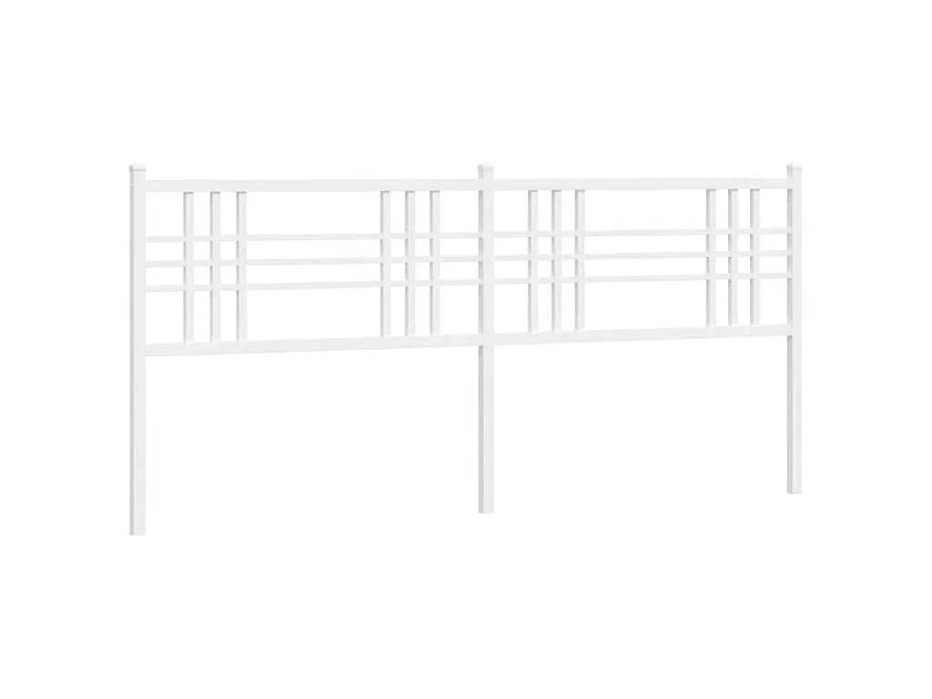 Testiera di Ricambio in Metallo Bianco 180 cm