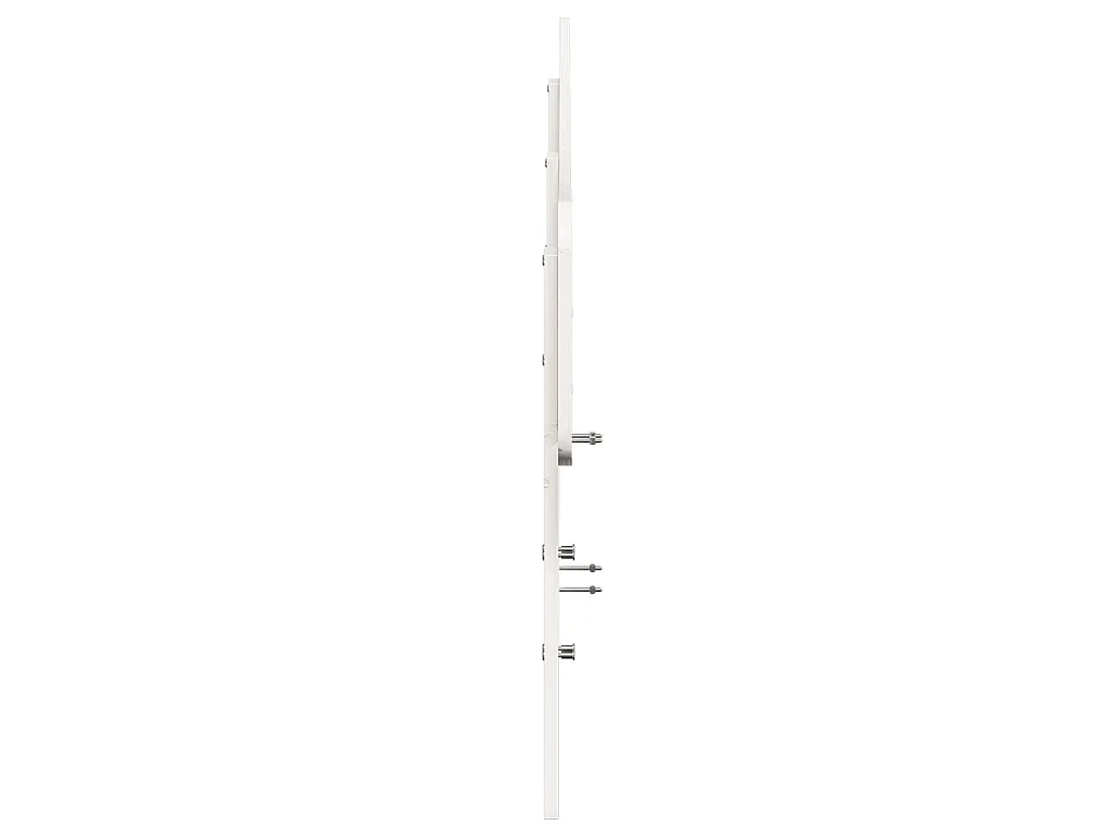 Tête de lit blanc 200 cm bois massif de pin