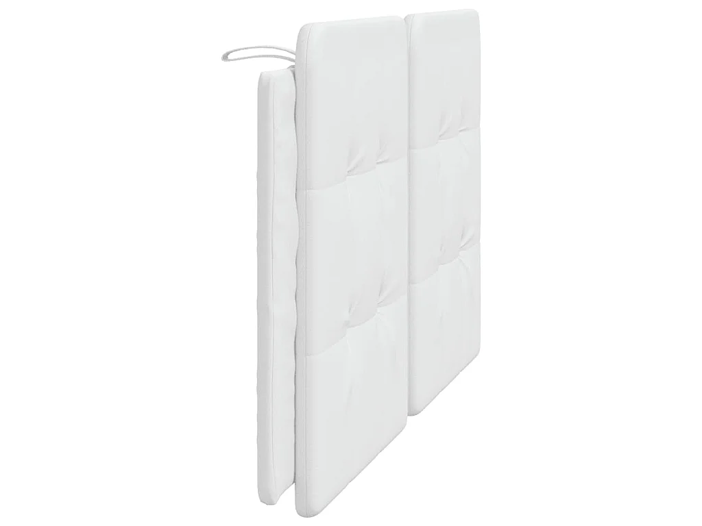 Coussin de tête de lit Zadar blanc 160 cm similicuir