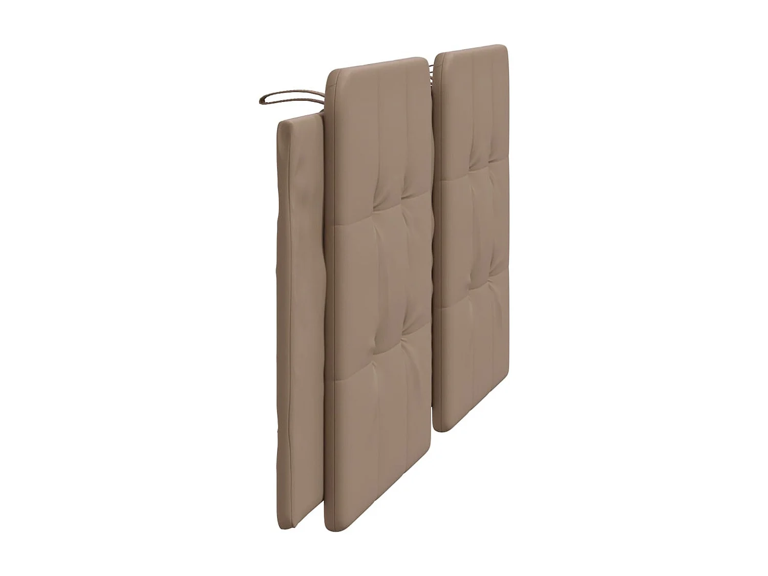 Cuscino Testiera Zadar Cappuccino 180 cm in Similpelle