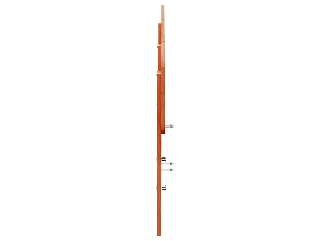 Hoofdbord 180 cm massief grenenhout wasbruin