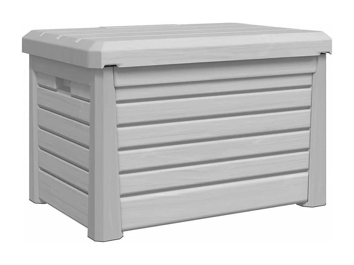Outdoor-Kissenbox Grau 73x50,5x46,5 cm Polypropylen
