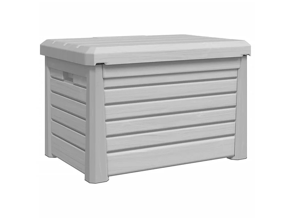 Outdoor-Kissenbox Grau 73x50,5x46,5 cm Polypropylen