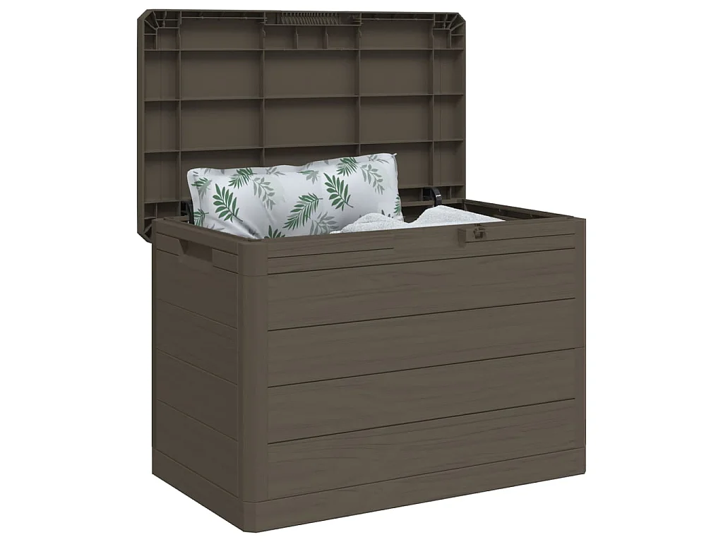 Contenitore Cuscini Marrone 77,5x44,5x53 cm in Polipropilene