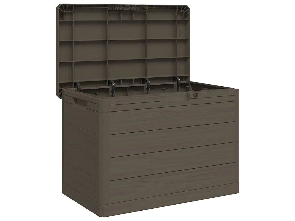 Contenitore Cuscini Marrone 77,5x44,5x53 cm in Polipropilene