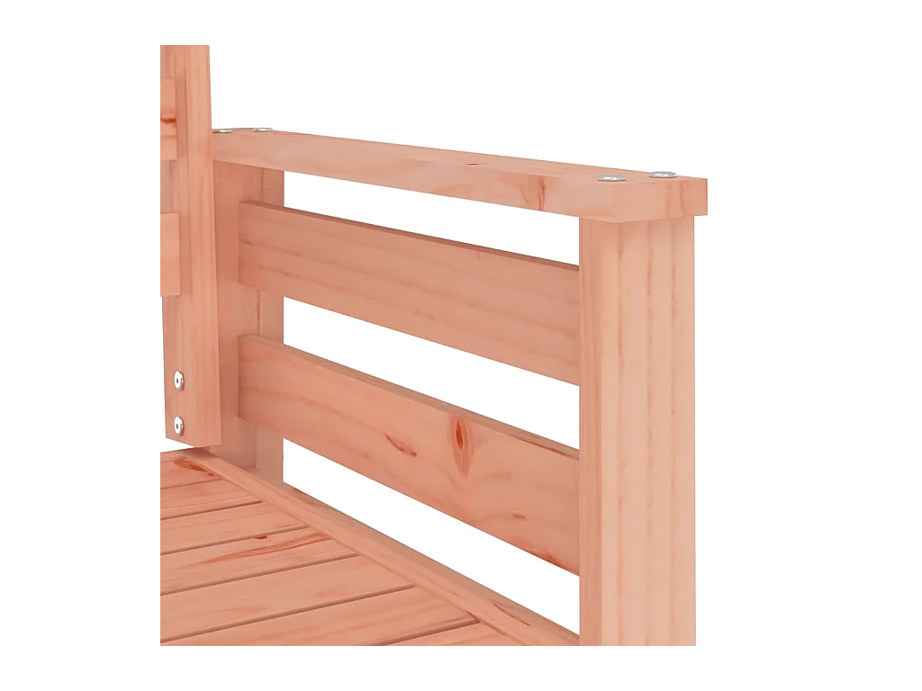 Tuinbank met tafel 2-zits massief douglashout