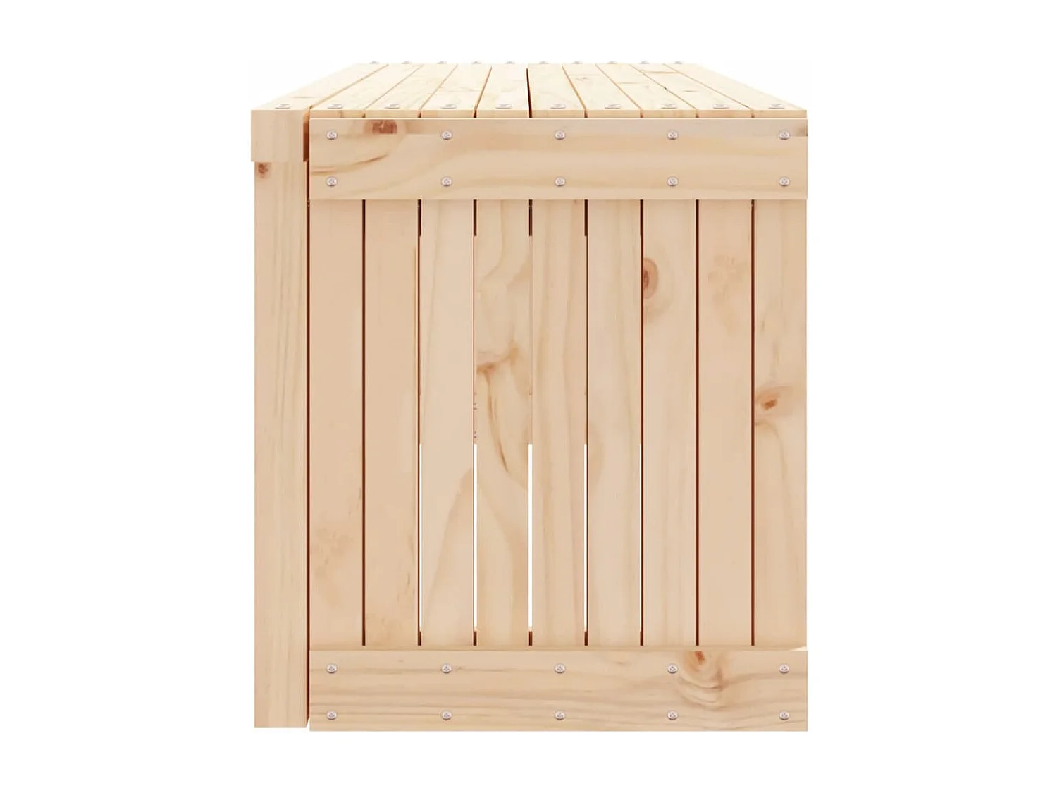 Tuinbankje verlengbaar 212,5x40,5x45 cm massief grenenhout