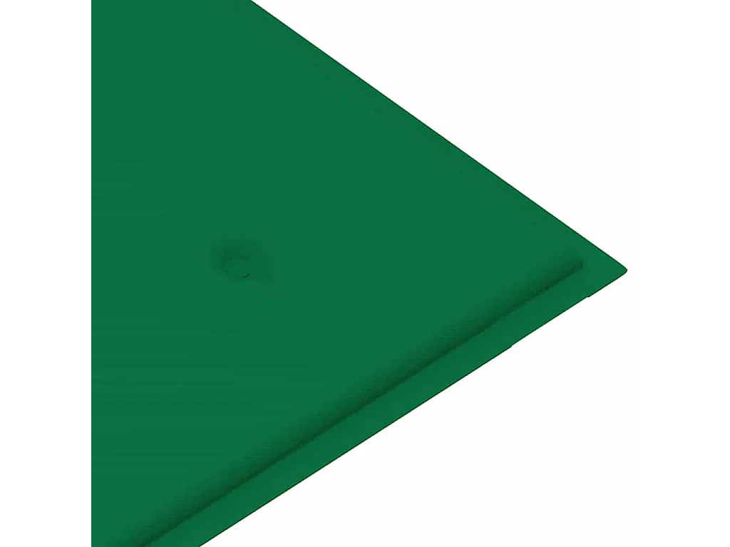 2-Sitzer-Gartenbank mit Auflage 120 cm Massivholz Eukalyptus