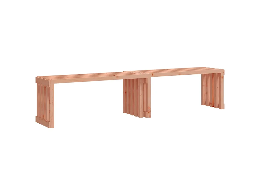 Gartenbank Ausziehbar 212,5x40,5x45 cm Massivholz Douglasie