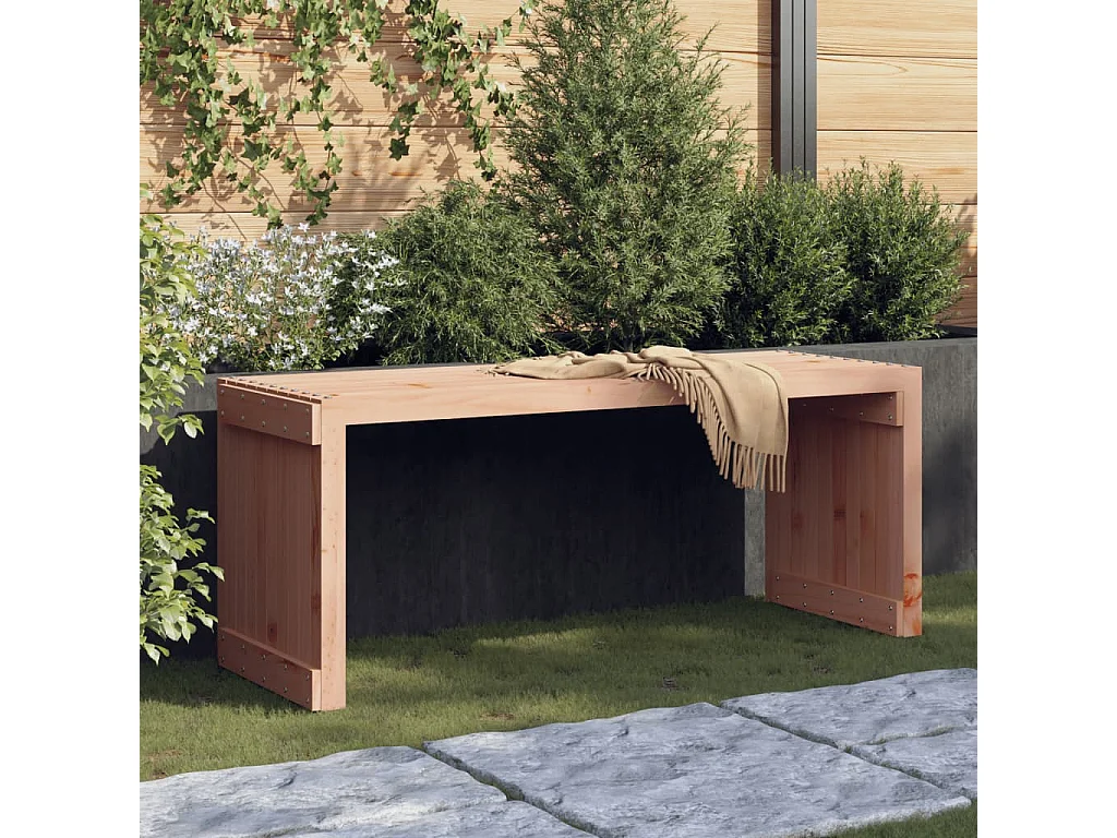 Gartenbank Ausziehbar 212,5x40,5x45 cm Massivholz Douglasie