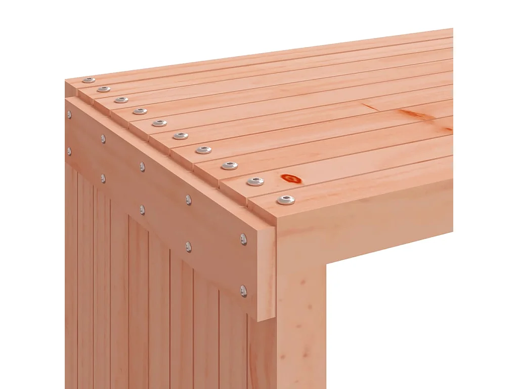Gartenbank Ausziehbar 212,5x40,5x45 cm Massivholz Douglasie