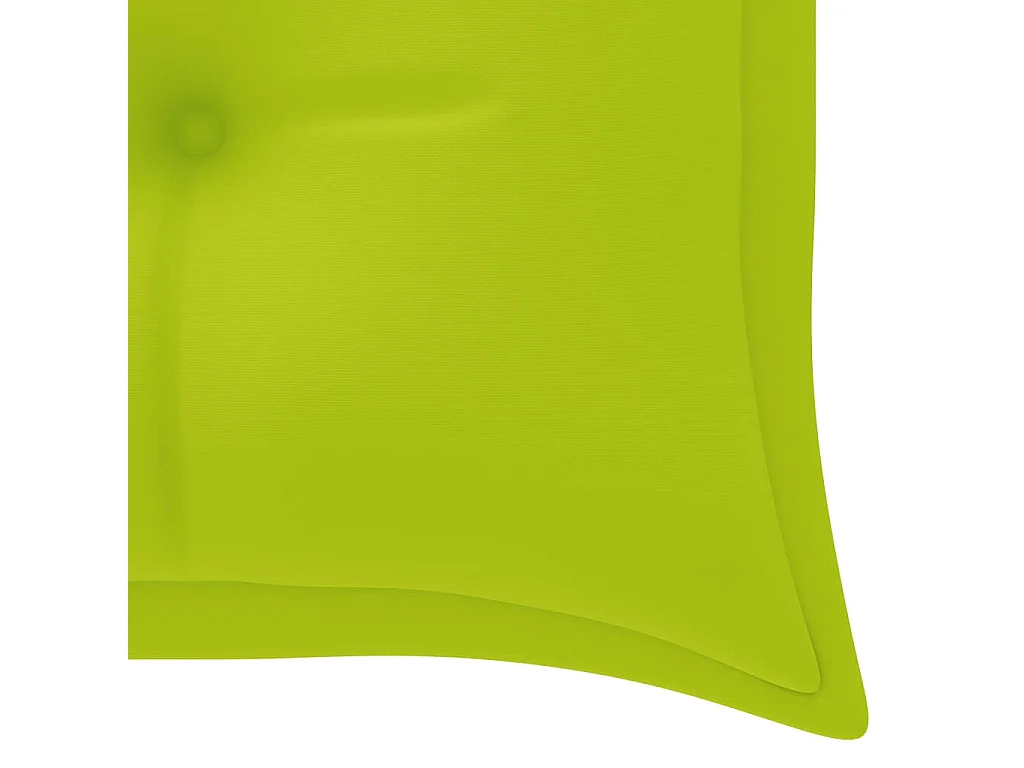 Banc de jardin 3 places avec coussin 150 cm Bois d'eucalyptus