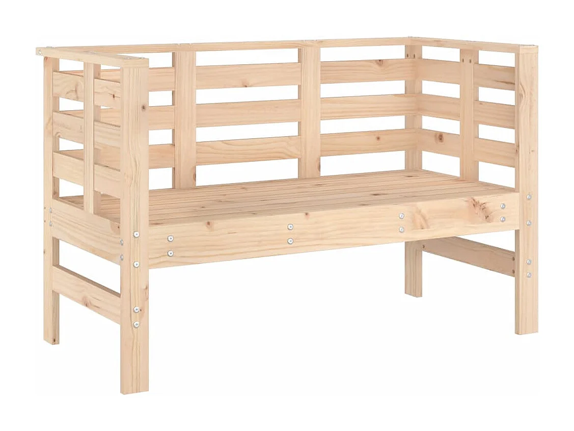 Banc de jardin 111,5x53x71 cm bois massif de pin