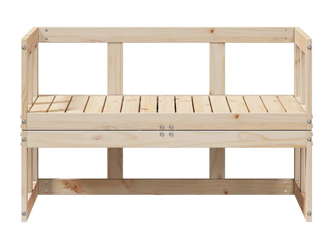 Canapé de jardin extensible bois massif de pin