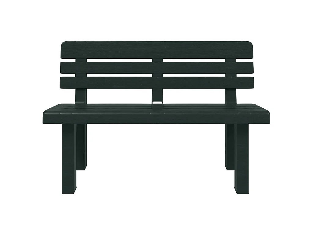 Banco de jardim 110x52x71 cm polipropileno verde