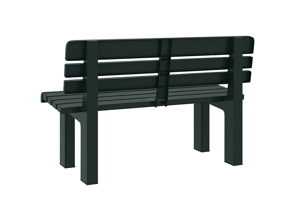 Banco de jardim 110x52x71 cm polipropileno verde