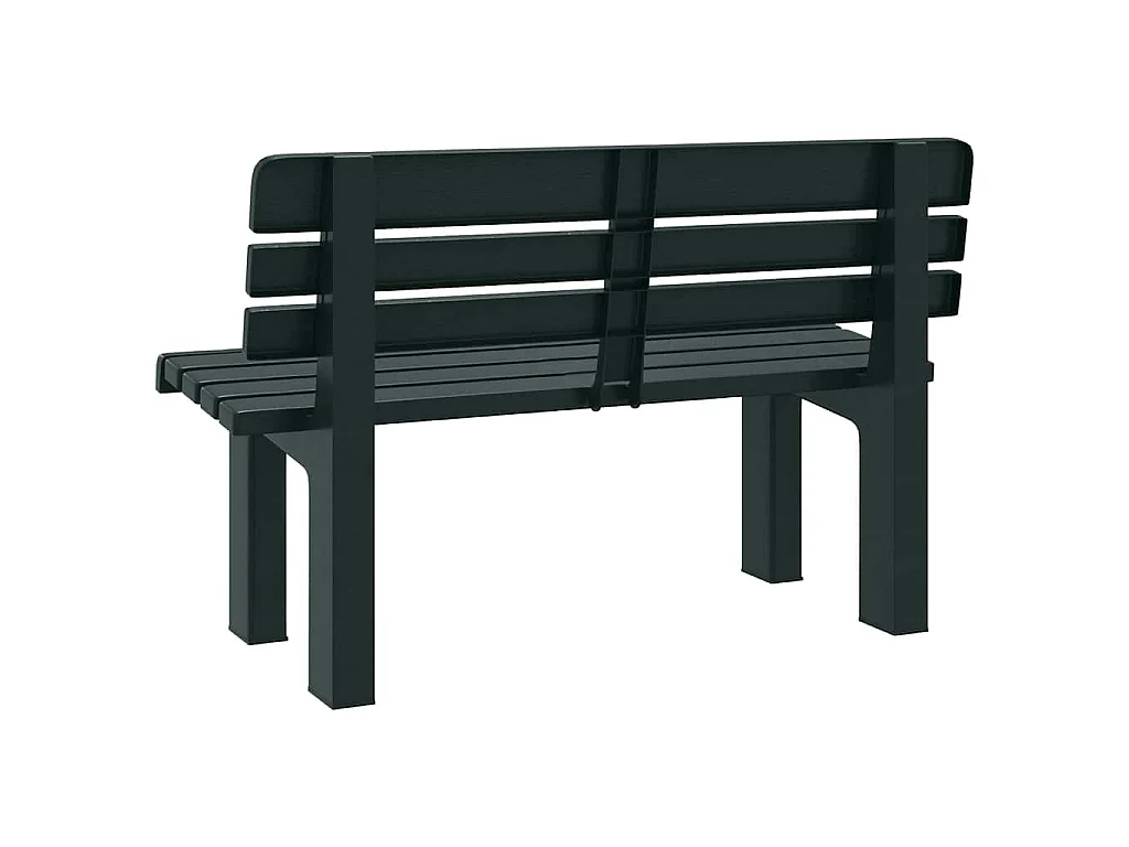 Gartenbank Grün 110x52x71 cm Polypropylen