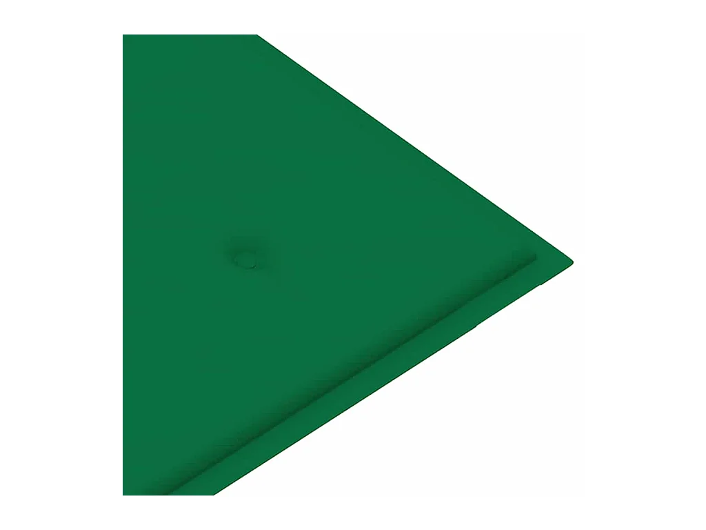 Bank Batavia met groen kussen 120 cm massief teakhout