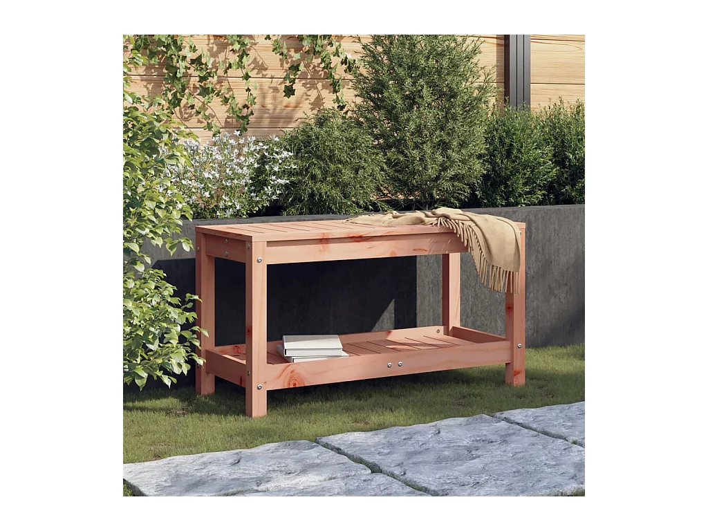 Banc de jardin 82,5x35x45 cm bois massif Douglas
