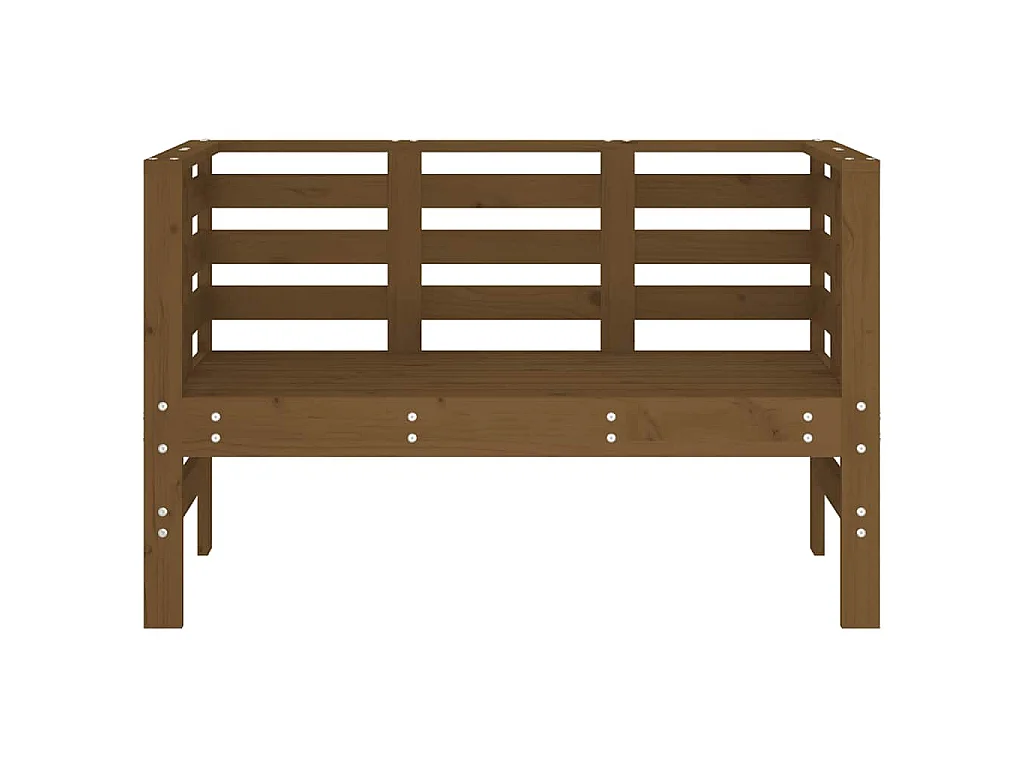 Panca da Giardino Ambra 111,5x53x71 cm Legno Massello di Pino