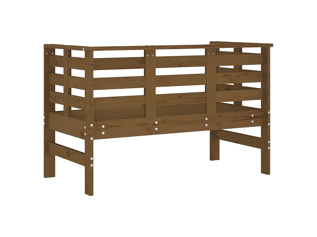 Panca da Giardino Ambra 111,5x53x71 cm Legno Massello di Pino