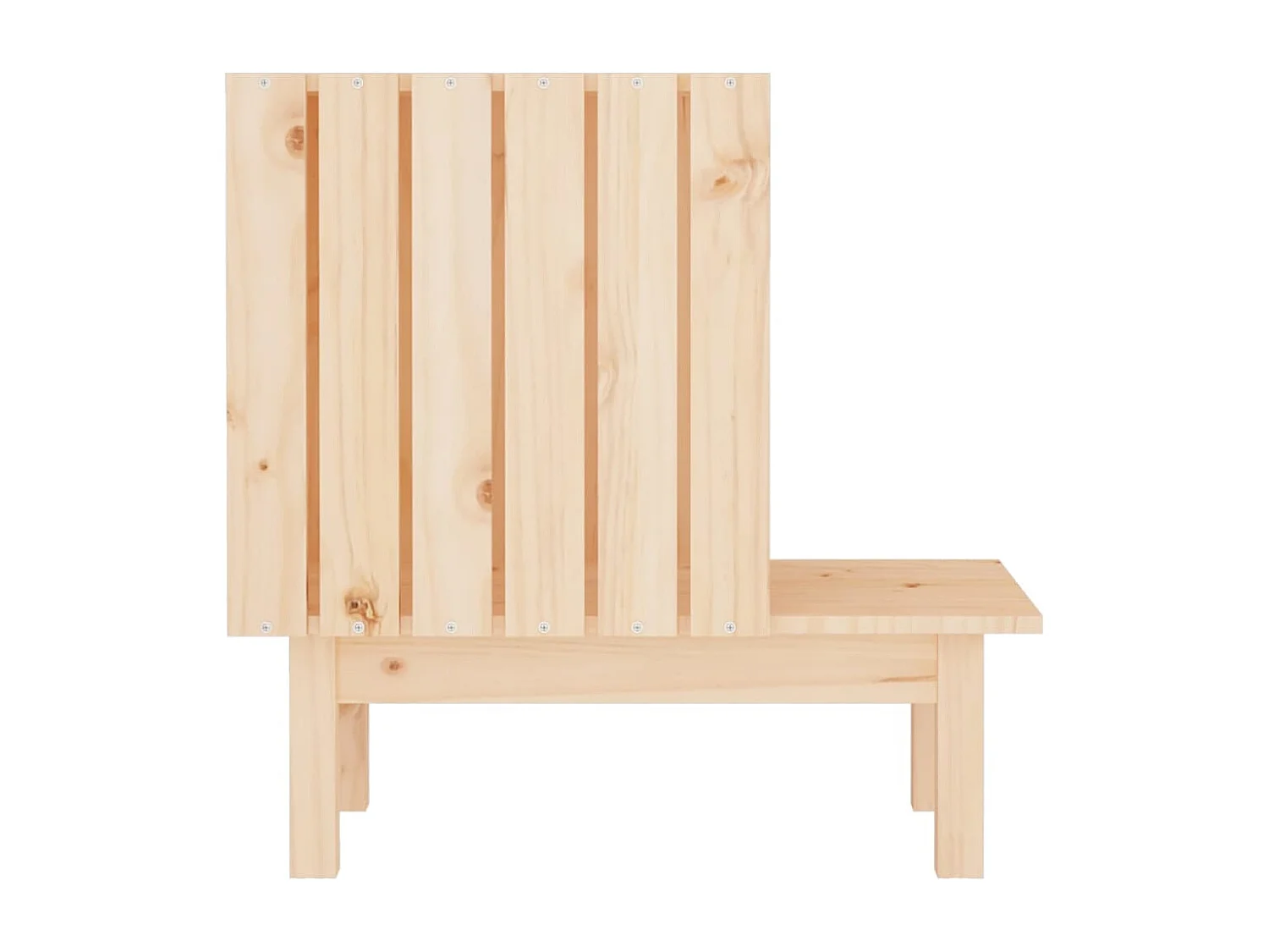 Maison pour chat 60x36x60 cm Bois de pin massif