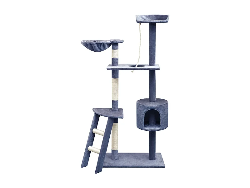 Katzen-Kratzbaum Sisal 150 cm Dunkelblau