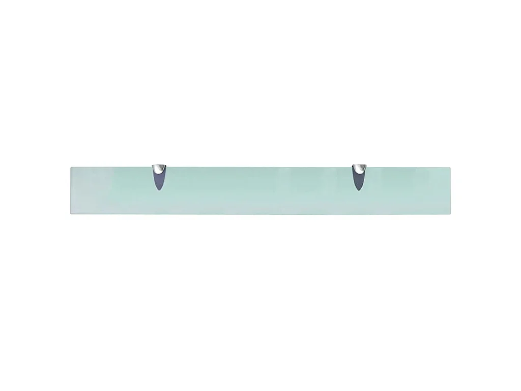 Schappen zwevend 2 st 80x10 cm 8 mm glas