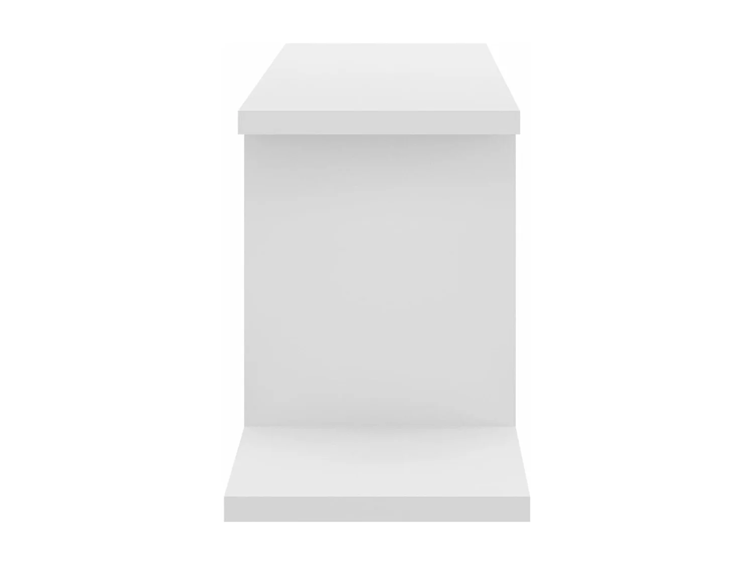 Étagère TV murale Blanc 125x18x23 cm Bois d’ingénierie