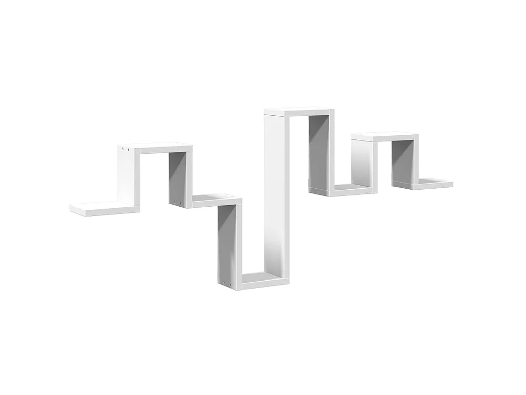 Scaffale a Parete Bianco 104,5x10x43 cm in Legno Multistrato