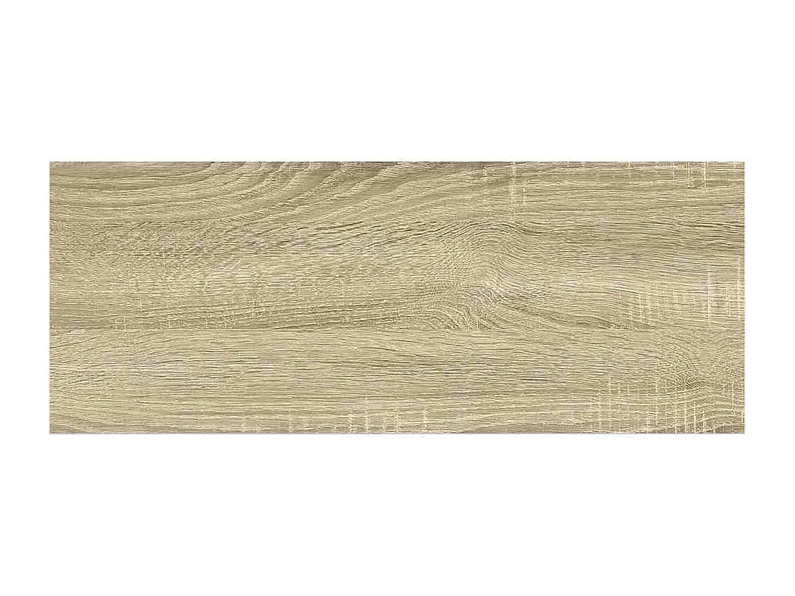 Étagères flottantes 4 pcs chêne et blanc 60x23,5x3,8 cm MDF