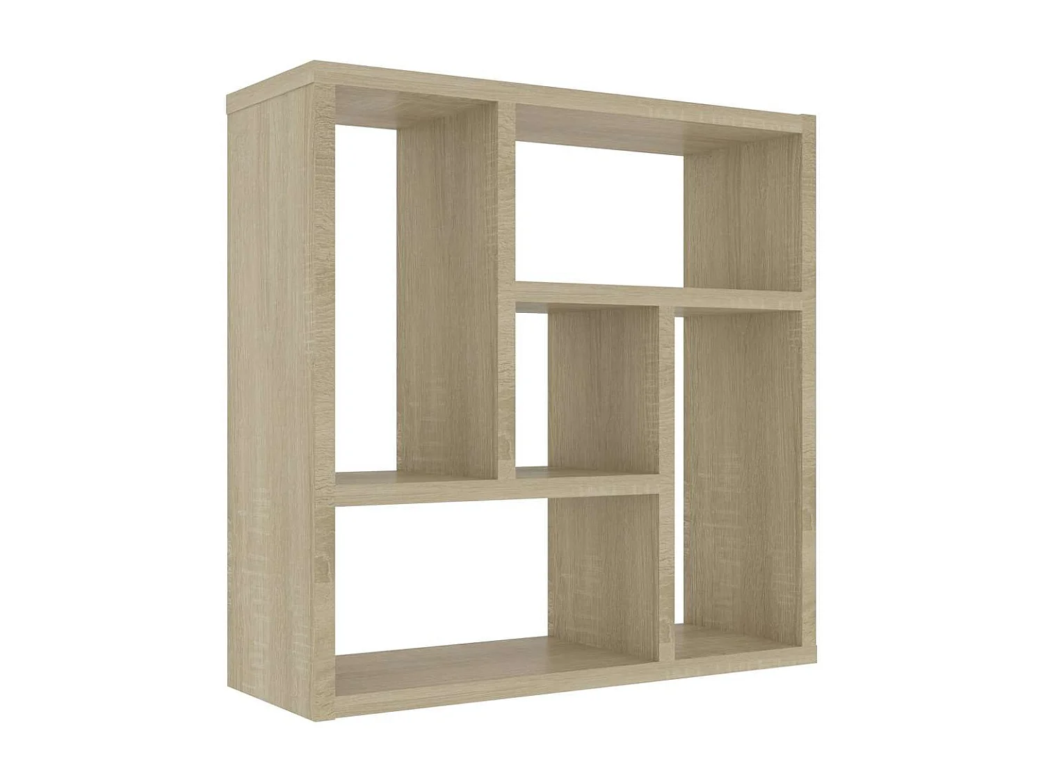 Wandregal Sonoma-Eiche 45,1x16x45,1 cm Holzwerkstoff